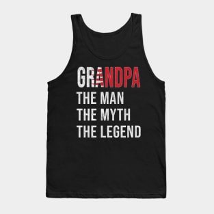 Grand Father Bahraini Grandpa The Man The Myth The Legend - Gift for Bahraini Dad With Roots From  Bahrain Tank Top